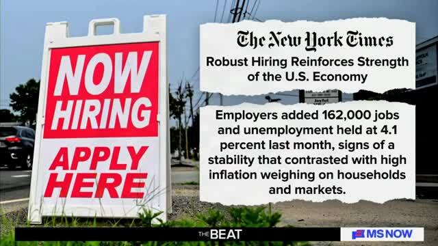 Michelle Goldberg: ‘Wage Growth Has Slowed’ as Inflation Leaves Americans Feeling That ‘Nothing Is Getting Better’