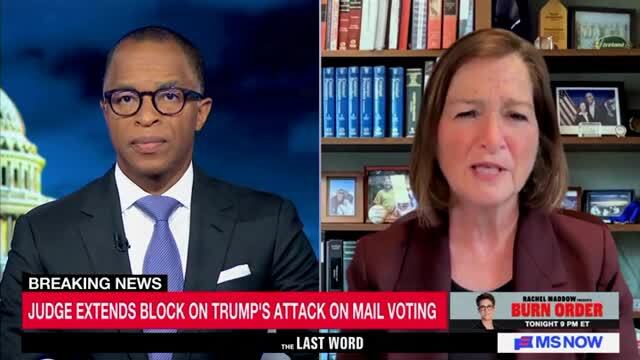 Barbara McQuade: ‘It Seems To Be Far Less and Less Likely’ Trump Will Implement Mail Voting Restrictions Before the Midterms