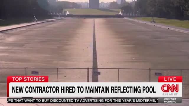 CNN: New Contractor Hired to Maintain Reflecting Pool