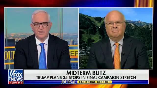 Karl Rove on Republicans Urging Trump to Spend Amid Midterms: Texas Can Chew Up 20 Million or 30 Million a Week