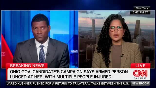 CNN: Armed Person Lunges at Ohio Gov. Candidate, Injures Multiple People