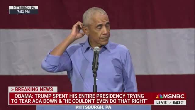 Obama Jokes that Trump Changes His Own Diaper: ‘I Almost Said that But I Decided I Shouldn’t Say It’