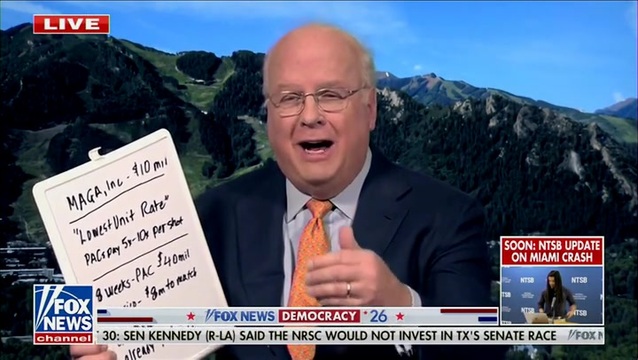 Karl Rove: Trump’s PAC Needs to Spend $100-$150 Million on Paxton To Be ‘on the Level Playing Field with Talarico’