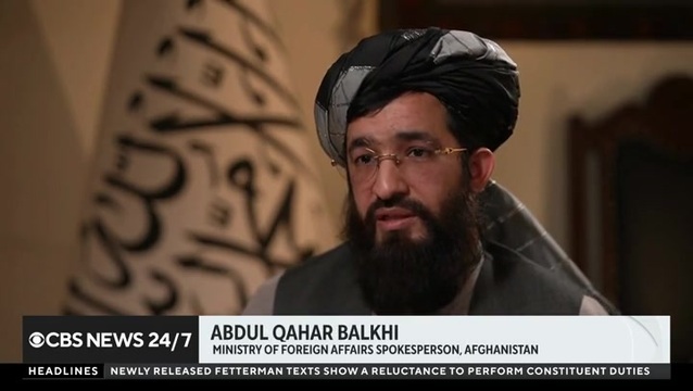 Taliban Spokesperson on Returning Military Hardware to U.S.: ‘Americans Killed a Lot of People ... Should They Not Be Paying for That First?’