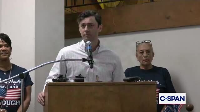 Jon Ossoff Ramps up Jabs at Trump, Warns He’s a ‘Symptom of Something’ Wrong with America