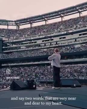 Macklemore Goes off on a ‘Free Palestine’ Speech While Fronting an Ed Sheeran Concert