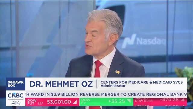 Dr. Oz: 90% of Drugs Sold in America Are Under Most Favored Nation Pricing, the ‘Biggest Drop in Prices in 63 Years’