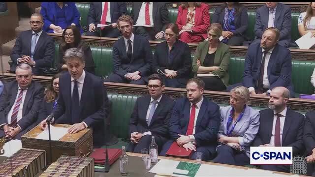 U.K. Foreign Secretary Ed Miliband Announces an Import Ban on Products from Israeli Settlements in the West Bank