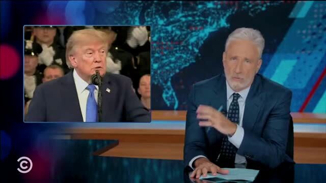 Jon Stewart: Natalie Harp Is the Aide in Charge of Giving Trump the Blue Pill