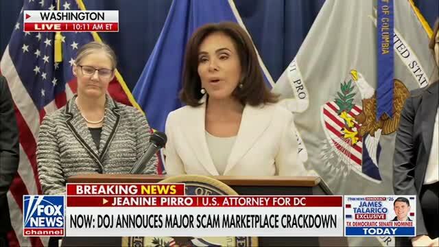 U.S. Atty. Jeanine Pirro Announces DoJ Crackdown on Chinese-Run Scam Compounds Using Slave Labor