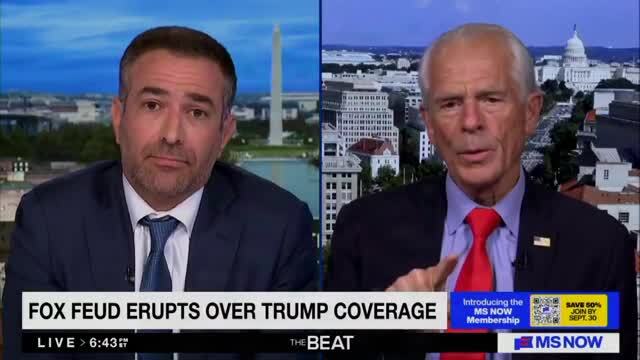 Ari Melber to Pete Navarro: Do You Really Want to Live in an America Where the Gov’t Is Deciding What’s on the Air?