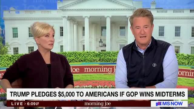 Scarborough on Trump’s $5,000 ‘Dividend’: He’s Talking About Buying off Americans If They Vote Republican