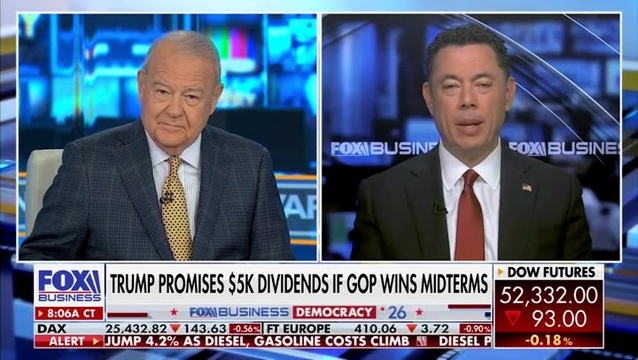 Chaffetz: Trump’s $5,000 Divident Proposal ‘Sounds Highly Inflationary, Terribly Expensive’