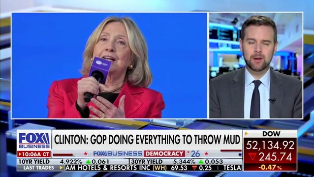 Guy Benson: Hillary Clinton ‘Is Being Delusional’ About the Rise of Socialists in the Democratic Party