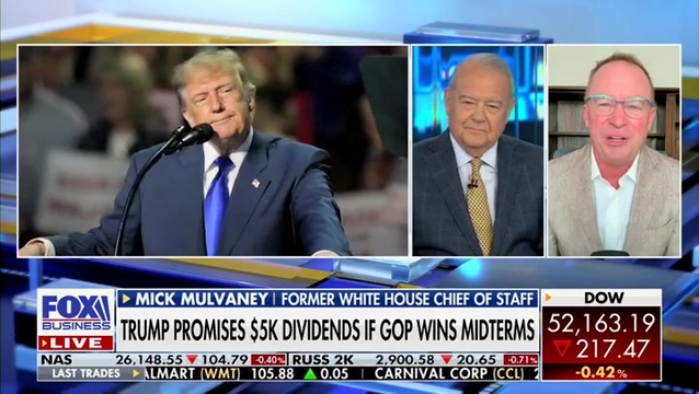 Mick Mulvaney Slams Trump’s $5,000 Dividend Proposal: ‘I Think It Shows Weakness’