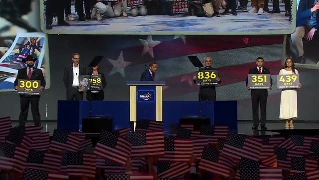 GOP Midterm Convention Features a Segment with Americans Taken Hostage During Biden Administration and Freed by President Trump