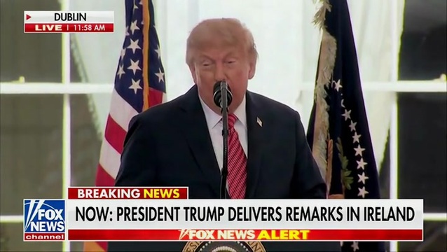 Trump Delivers Remarks in Ireland: ‘From Our Country’s Earliest Days, the Irish Have Been Great Friends of America’