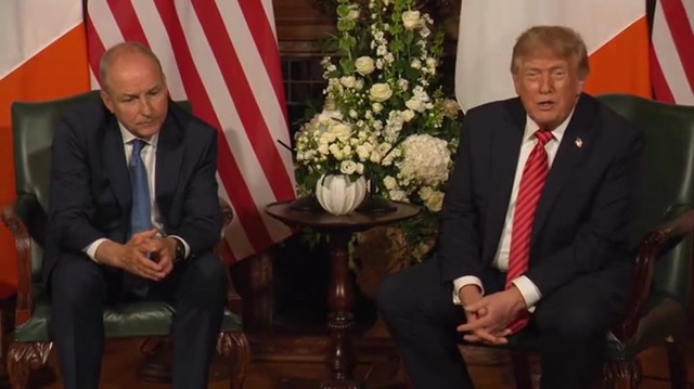 Reporter to Trump: ‘What Do You Say to Some People in Ireland Who Say the U.S. Is Facilitating Genocide in Gaza?’