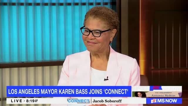 Karen Bass on Democratic Socialists of America Endorsing Her Opponent: There’s No ‘Alignment’ Between DSA Policies and My Policies