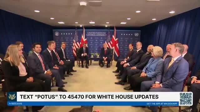 Trump Meets with UK’s PM Andy Burnham in N.Y.: We Talked About Everything from Rolls-Royce to Energy, to Immigration
