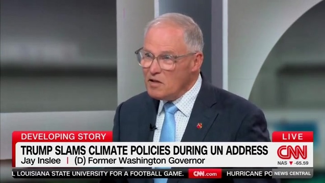 Jay Inslee: Trump Is Hurting Americans’ Health by ‘Increasing Climate Change’