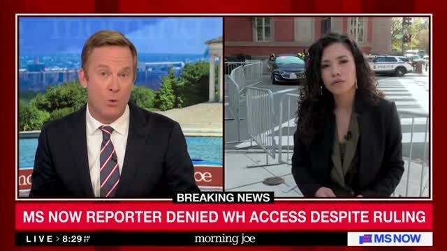 MS NOW’s Laura Barrón-López: My Badge Flashed Red on the Scanner, Then Secret Service Confiscated It