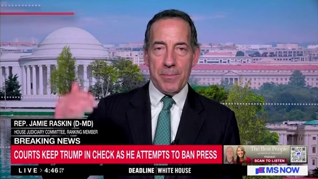 Dem Rep. Raskin: Trump Has Been Making ‘More than $1 Million an Hour’ Since Taking Office