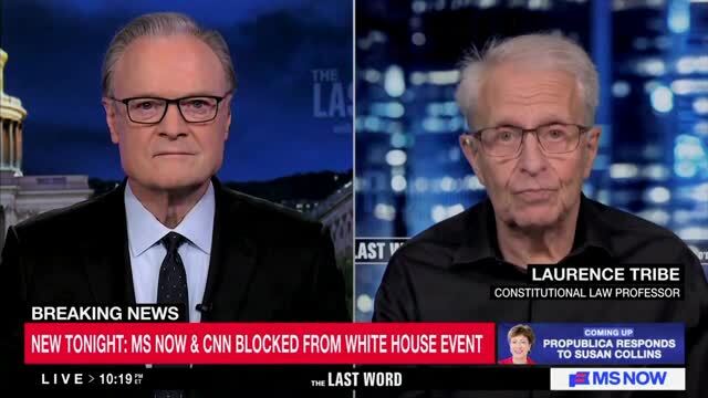 Laurence Tribe: ‘The White House Press Pass Is a Form of Liberty ... to Gather News and Advance the Liberty Interests of the People’