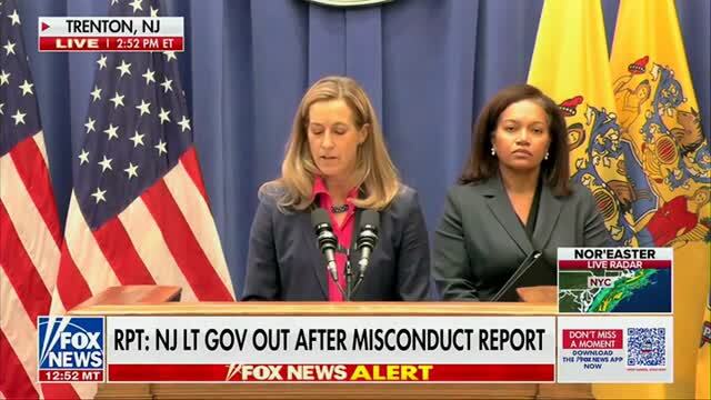 N.J. Gov. Sherrill Announces Lt. Gov. Caldwell’s Resignation: ‘He Submitted His Resignation to Me this Afternoon, Which I Accepted’