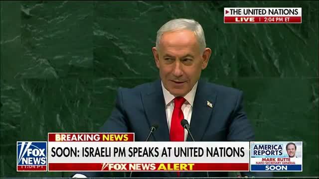 Delegates at the United Nations Walk Out as Israeli PM Benjamin Netanyahu Begins Addressing the General Assembly