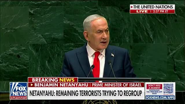 Netanyahu Slams Protesters Amid U.N. Speech, Points to Iranians Killed by Their Own Gov’t: Where Were You? Did You Speak Out?