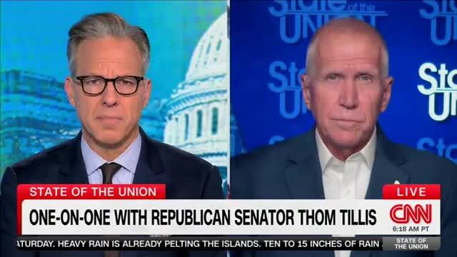 Rep. Thom Tillis: Trump Didn‘t Force Me Out, He Gave Me a Good Opportunity to Announce My Retirement