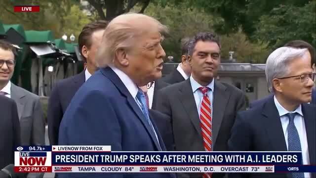 Trump Corrects the Fake News: ‘It’s Not AI, It’s SI ... We’ve Changed the Name Officially to SI ... Super Intelligence’