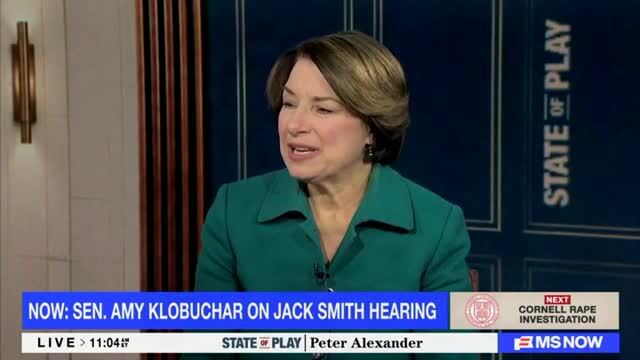 Amy Klobuchar: Sen. Eric Schmitt Owes Jack Smith an Apology