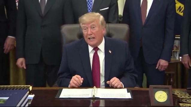Trump on DHS Ads: ‘I’m Not Promoting Myself ... I’m Promoting the Country’