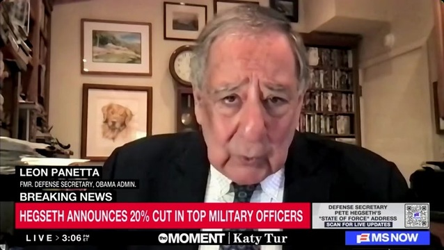 Panetta on Hegseth’s 20% Cut of Top Officers: The Last Thing You Want to Do, in the Middle of a War Is ‘Destabilize Your Chain of Command’