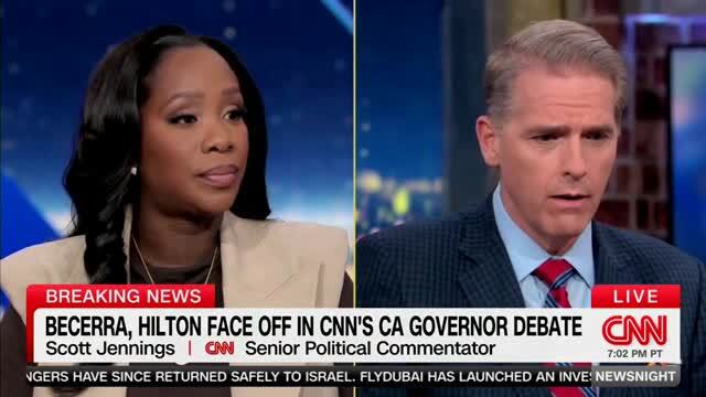 Abby Phillip to Scott Jennings Predicting a Xavier Becerra Win: ‘That’s Kind of a Pessimistic View’