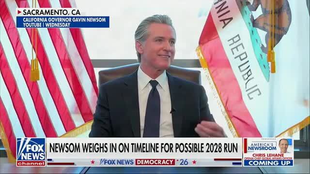 Newsom on Possible 2028 Run: ‘There Is No Such Thing as a Deadline on These Things’