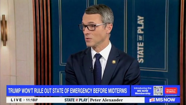 Rep. Walkinshaw: Dems Have Been Preparing for Trump to Invoke the Insurrection Act Ahead of the Midterms