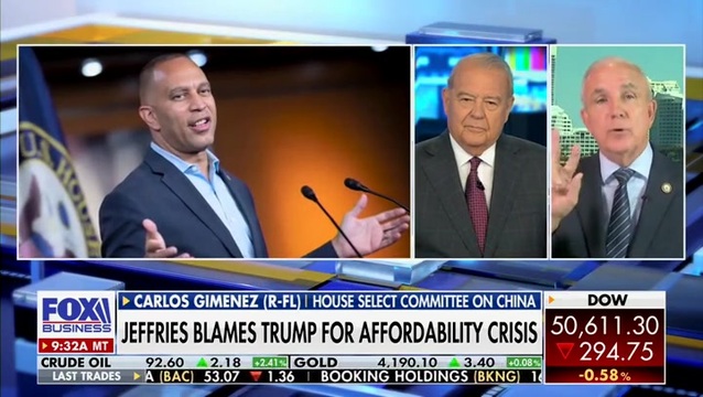 GOP Rep. Gimenez: Democrats Have ‘Zero Answers’ for How They’re Going to Bring Prices Down