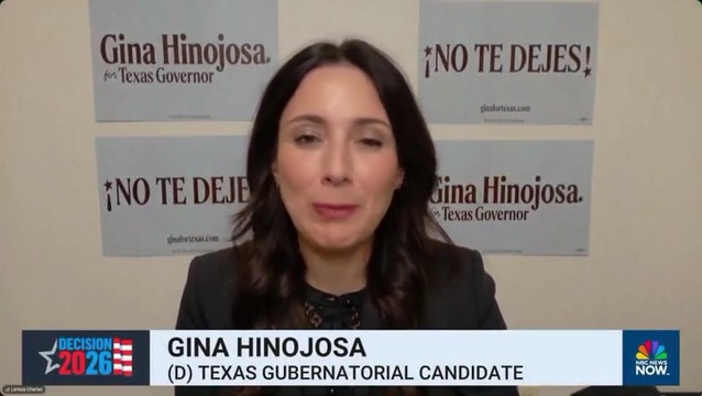 Democratic Nominee for Texas Governor Gina Hinojosa: ‘Big, Reputable Polls’ Show We’re Beating Greg Abbott