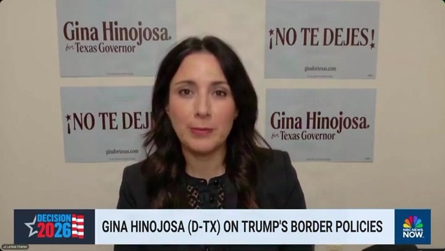 Democratic Nominee for Texas Governor Gina Hinojosa: ‘There Is No Question that [Border] Crossings Are Way Down and There Is No Question It Is Because of President Trump’