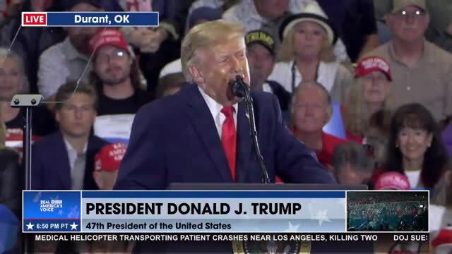 Trump Tells Oklahomans: ‘Kevin Is Great,’ Dems Don’t Know What the Hell They’re Going to Do