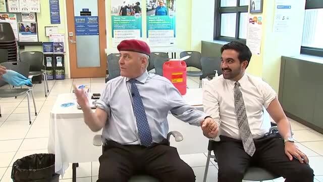Mayor Zohran Mamdani Holds Hands with One-Time Rival Curtis Sliwa to Get Flu Shot