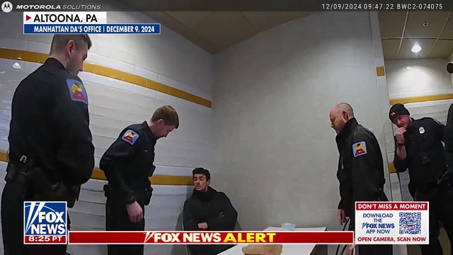 Fox News: Newly-Released Bodycam Footage of Luigi Mangione Arrest