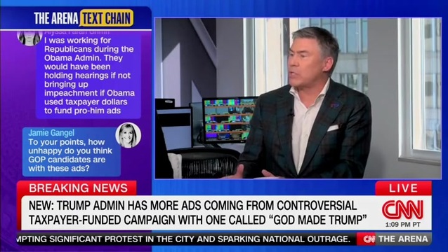 Ex-Trump Spox Tells CNN Panel President’s Team May Have Duped Network into Airing His Ad ‘For Free’