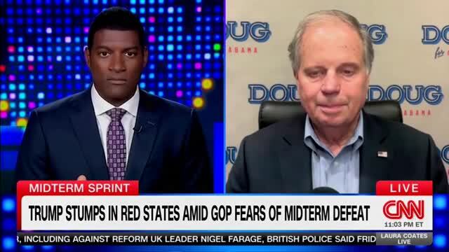 Doug Jones on Trump Calling Him a ‘Radical Lunatic’: ‘It Just Shows You That They’re Pretty Desperate’