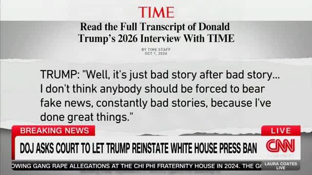 Brian Stelter: ‘All These Security Arguments Are Really a Smoke Screen’ for Trump’s Media Attacks