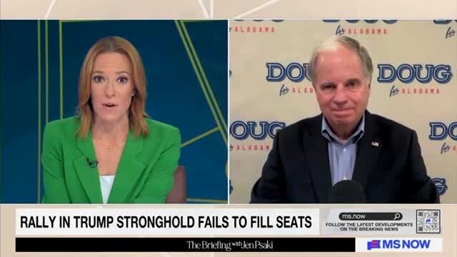 Doug Jones: Trump’s Supporter ‘Numbers Have Sunk Like a Rock in Alabama’