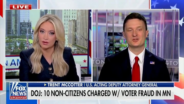 U.S. Acting Deputy Attorney General: We’ve Charged 50 Non-Citizens for Voter Fraud Just in the Last Month, Biden Administration Charged 13 During Four Years